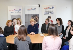 Prezidentės apsilankymas „Vaikų linijoje“ 6